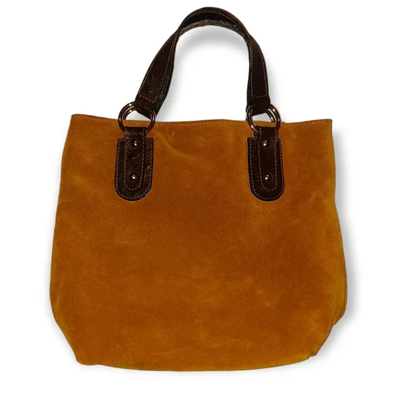 Maurizio Taiuti Suede Purse NWOT Approx 11X9.5X3 Genuine Leather Made in Italy - Picture 3 of 15